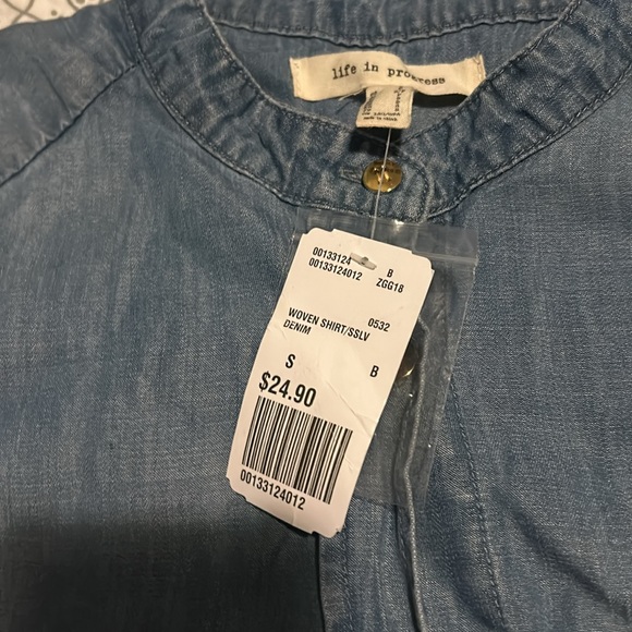 Beautiful short sleeve blue jeans, shirt - Picture 6 of 6